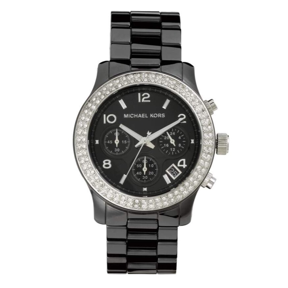 ⬇️ Michael Kors 'Runway Ceramic' Black Watch, 40mm - Picture 5 of 6